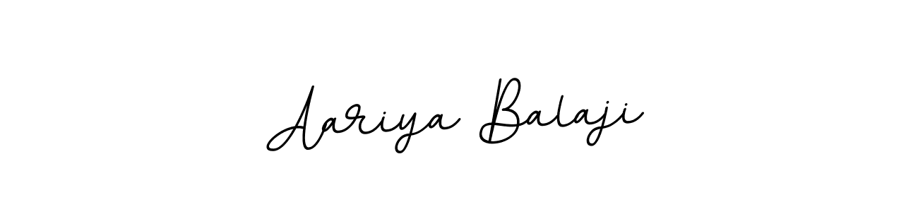 Similarly BallpointsItalic-DORy9 is the best handwritten signature design. Signature creator online .You can use it as an online autograph creator for name Aariya Balaji. Aariya Balaji signature style 11 images and pictures png