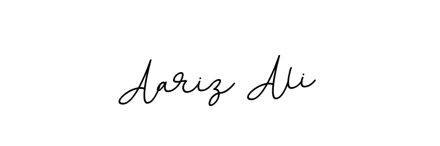 Design your own signature with our free online signature maker. With this signature software, you can create a handwritten (BallpointsItalic-DORy9) signature for name Aariz Ali. Aariz Ali signature style 11 images and pictures png