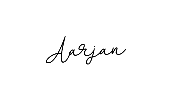 Aarjan stylish signature style. Best Handwritten Sign (BallpointsItalic-DORy9) for my name. Handwritten Signature Collection Ideas for my name Aarjan. Aarjan signature style 11 images and pictures png