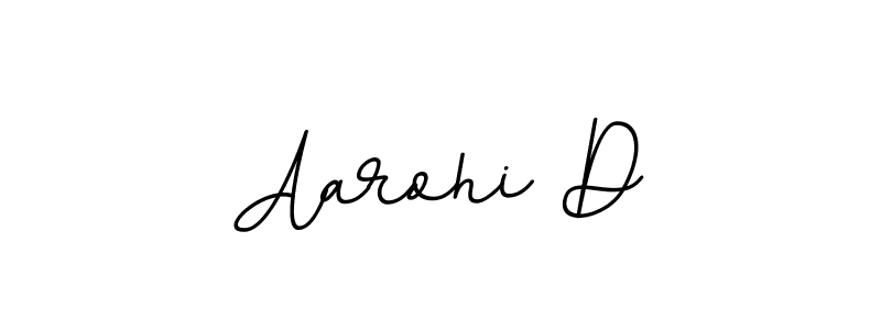 Aarohi D stylish signature style. Best Handwritten Sign (BallpointsItalic-DORy9) for my name. Handwritten Signature Collection Ideas for my name Aarohi D. Aarohi D signature style 11 images and pictures png