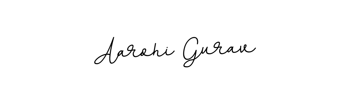 How to make Aarohi Gurav name signature. Use BallpointsItalic-DORy9 style for creating short signs online. This is the latest handwritten sign. Aarohi Gurav signature style 11 images and pictures png