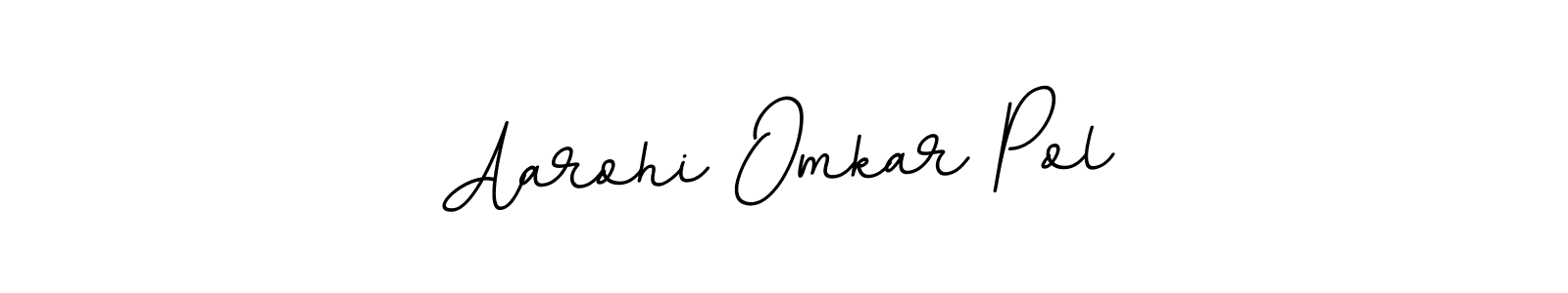 Also we have Aarohi Omkar Pol name is the best signature style. Create professional handwritten signature collection using BallpointsItalic-DORy9 autograph style. Aarohi Omkar Pol signature style 11 images and pictures png