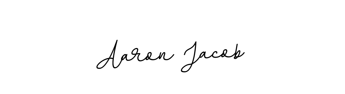 Use a signature maker to create a handwritten signature online. With this signature software, you can design (BallpointsItalic-DORy9) your own signature for name Aaron Jacob. Aaron Jacob signature style 11 images and pictures png