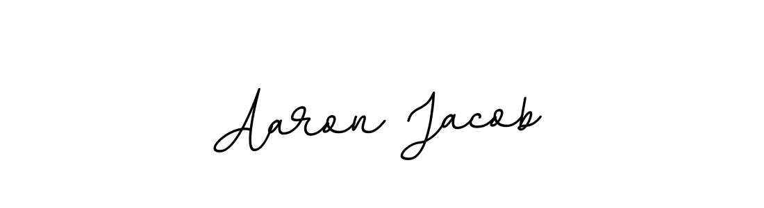 The best way (BallpointsItalic-DORy9) to make a short signature is to pick only two or three words in your name. The name Aaron Jacob include a total of six letters. For converting this name. Aaron Jacob signature style 11 images and pictures png