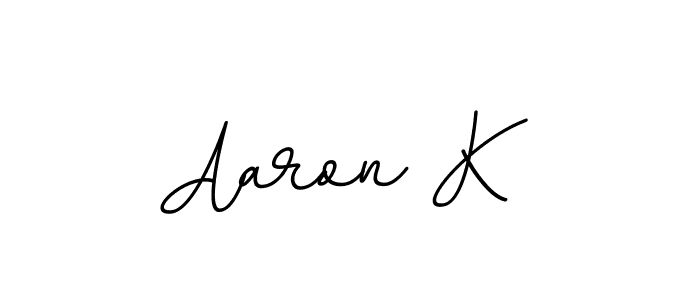 Also we have Aaron K name is the best signature style. Create professional handwritten signature collection using BallpointsItalic-DORy9 autograph style. Aaron K signature style 11 images and pictures png