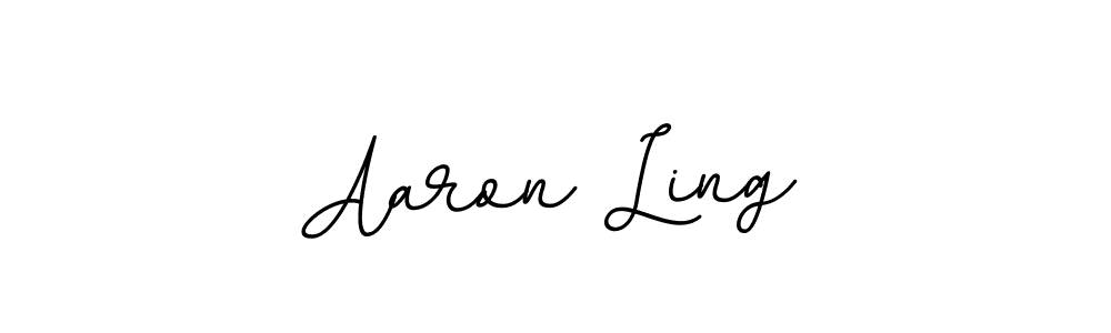 This is the best signature style for the Aaron Ling name. Also you like these signature font (BallpointsItalic-DORy9). Mix name signature. Aaron Ling signature style 11 images and pictures png
