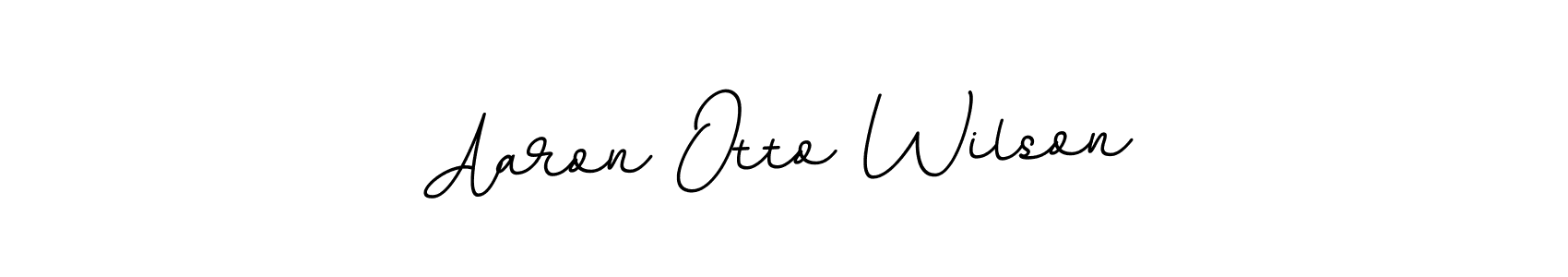 Use a signature maker to create a handwritten signature online. With this signature software, you can design (BallpointsItalic-DORy9) your own signature for name Aaron Otto Wilson. Aaron Otto Wilson signature style 11 images and pictures png