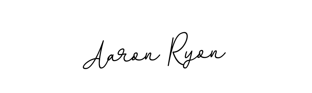 You should practise on your own different ways (BallpointsItalic-DORy9) to write your name (Aaron Ryon) in signature. don't let someone else do it for you. Aaron Ryon signature style 11 images and pictures png