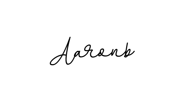 It looks lik you need a new signature style for name Aaronb. Design unique handwritten (BallpointsItalic-DORy9) signature with our free signature maker in just a few clicks. Aaronb signature style 11 images and pictures png