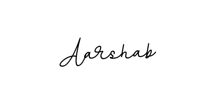 Make a beautiful signature design for name Aarshab. With this signature (BallpointsItalic-DORy9) style, you can create a handwritten signature for free. Aarshab signature style 11 images and pictures png