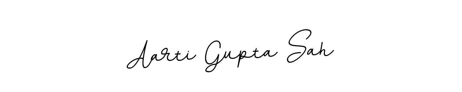 Use a signature maker to create a handwritten signature online. With this signature software, you can design (BallpointsItalic-DORy9) your own signature for name Aarti Gupta Sah. Aarti Gupta Sah signature style 11 images and pictures png