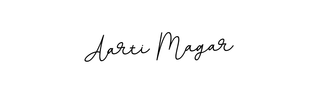 Create a beautiful signature design for name Aarti Magar. With this signature (BallpointsItalic-DORy9) fonts, you can make a handwritten signature for free. Aarti Magar signature style 11 images and pictures png