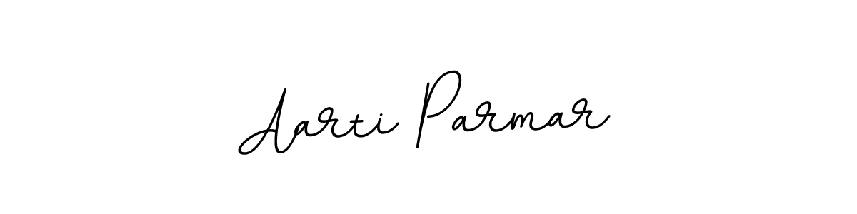 Design your own signature with our free online signature maker. With this signature software, you can create a handwritten (BallpointsItalic-DORy9) signature for name Aarti Parmar. Aarti Parmar signature style 11 images and pictures png