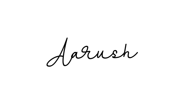 How to make Aarush name signature. Use BallpointsItalic-DORy9 style for creating short signs online. This is the latest handwritten sign. Aarush signature style 11 images and pictures png