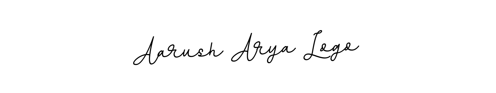 Use a signature maker to create a handwritten signature online. With this signature software, you can design (BallpointsItalic-DORy9) your own signature for name Aarush Arya Logo. Aarush Arya Logo signature style 11 images and pictures png