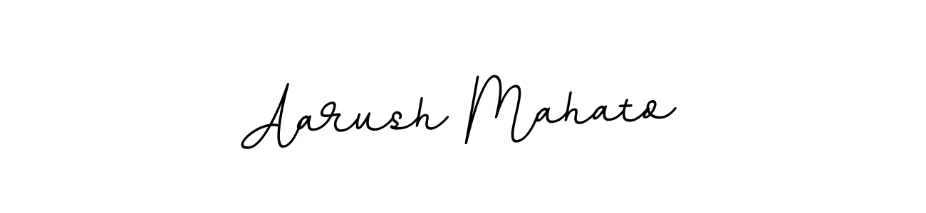 Use a signature maker to create a handwritten signature online. With this signature software, you can design (BallpointsItalic-DORy9) your own signature for name Aarush Mahato. Aarush Mahato signature style 11 images and pictures png