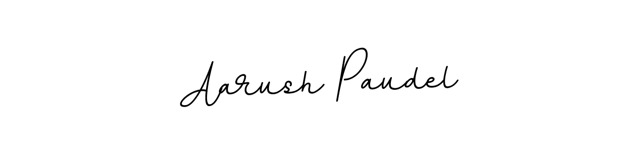 Make a short Aarush Paudel signature style. Manage your documents anywhere anytime using BallpointsItalic-DORy9. Create and add eSignatures, submit forms, share and send files easily. Aarush Paudel signature style 11 images and pictures png