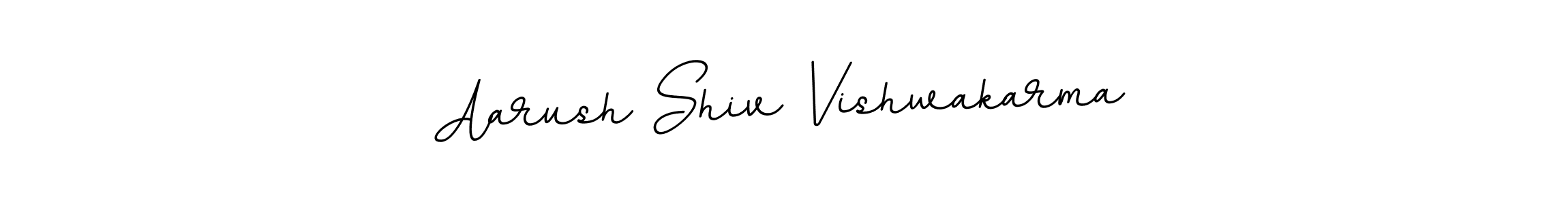 Use a signature maker to create a handwritten signature online. With this signature software, you can design (BallpointsItalic-DORy9) your own signature for name Aarush Shiv Vishwakarma. Aarush Shiv Vishwakarma signature style 11 images and pictures png