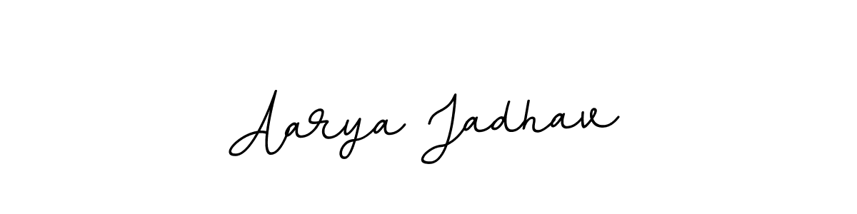 Aarya Jadhav stylish signature style. Best Handwritten Sign (BallpointsItalic-DORy9) for my name. Handwritten Signature Collection Ideas for my name Aarya Jadhav. Aarya Jadhav signature style 11 images and pictures png