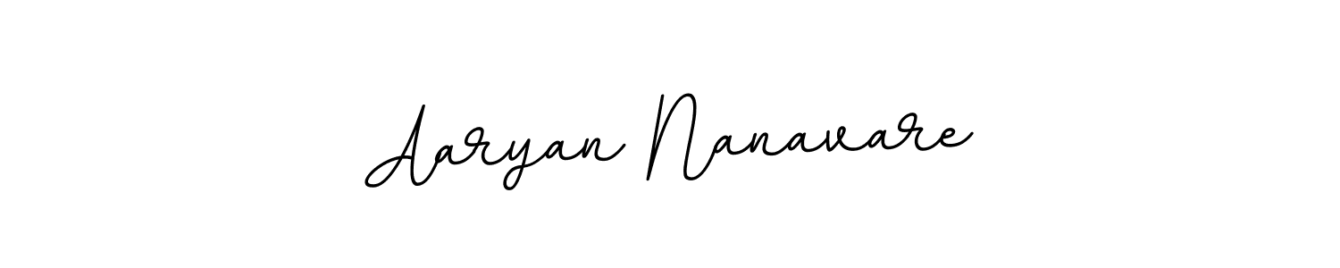 Design your own signature with our free online signature maker. With this signature software, you can create a handwritten (BallpointsItalic-DORy9) signature for name Aaryan Nanavare. Aaryan Nanavare signature style 11 images and pictures png