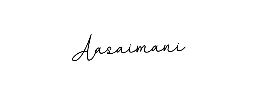 Make a beautiful signature design for name Aasaimani. With this signature (BallpointsItalic-DORy9) style, you can create a handwritten signature for free. Aasaimani signature style 11 images and pictures png