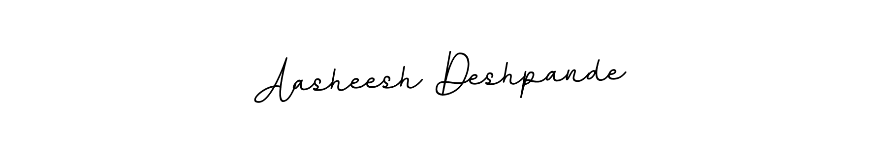 Create a beautiful signature design for name Aasheesh Deshpande. With this signature (BallpointsItalic-DORy9) fonts, you can make a handwritten signature for free. Aasheesh Deshpande signature style 11 images and pictures png