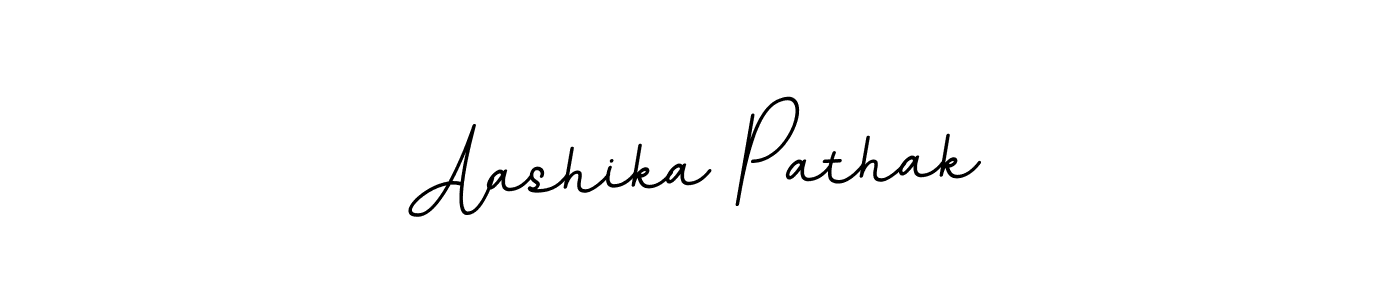 Aashika Pathak stylish signature style. Best Handwritten Sign (BallpointsItalic-DORy9) for my name. Handwritten Signature Collection Ideas for my name Aashika Pathak. Aashika Pathak signature style 11 images and pictures png