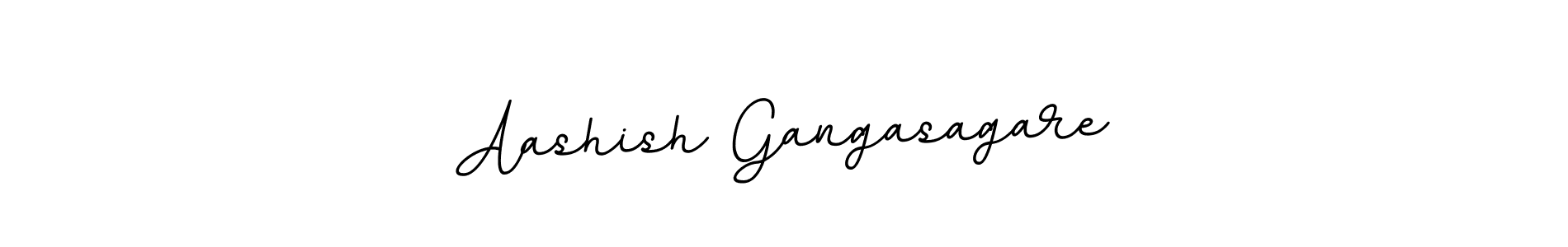 Design your own signature with our free online signature maker. With this signature software, you can create a handwritten (BallpointsItalic-DORy9) signature for name Aashish Gangasagare. Aashish Gangasagare signature style 11 images and pictures png