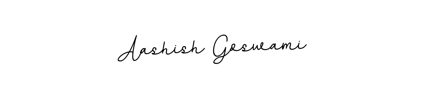 Create a beautiful signature design for name Aashish Goswami. With this signature (BallpointsItalic-DORy9) fonts, you can make a handwritten signature for free. Aashish Goswami signature style 11 images and pictures png