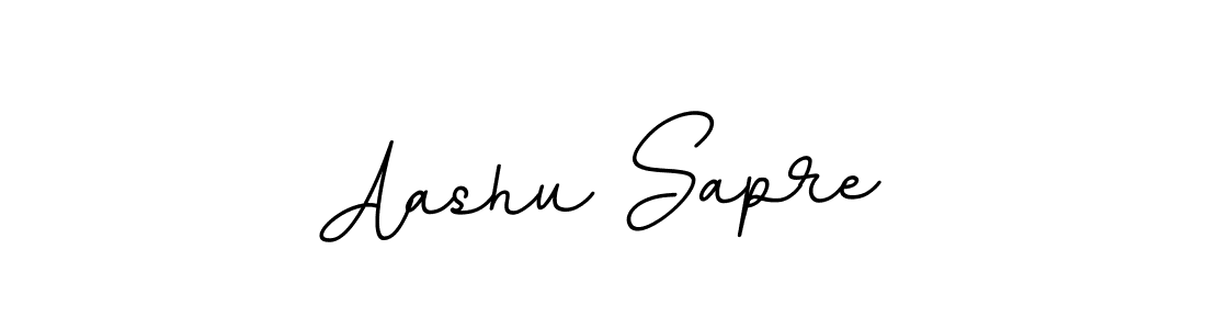 How to make Aashu Sapre name signature. Use BallpointsItalic-DORy9 style for creating short signs online. This is the latest handwritten sign. Aashu Sapre signature style 11 images and pictures png