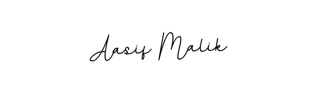 How to make Aasif Malik name signature. Use BallpointsItalic-DORy9 style for creating short signs online. This is the latest handwritten sign. Aasif Malik signature style 11 images and pictures png