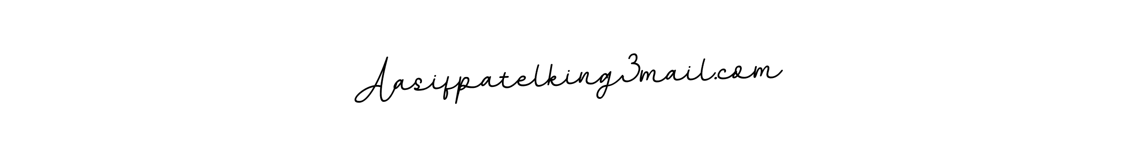 Make a beautiful signature design for name Aasifpatelking3mail.com. With this signature (BallpointsItalic-DORy9) style, you can create a handwritten signature for free. Aasifpatelking3mail.com signature style 11 images and pictures png