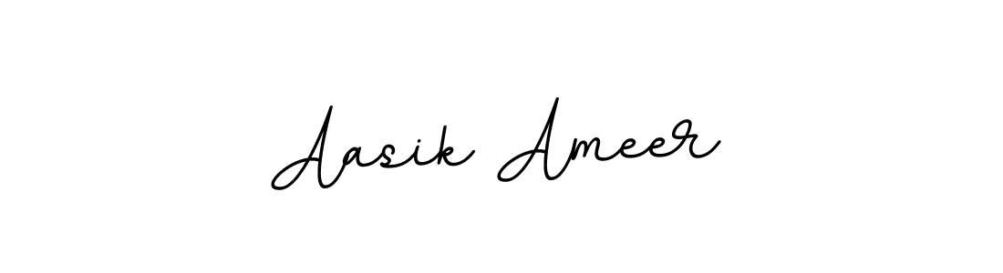 Create a beautiful signature design for name Aasik Ameer. With this signature (BallpointsItalic-DORy9) fonts, you can make a handwritten signature for free. Aasik Ameer signature style 11 images and pictures png