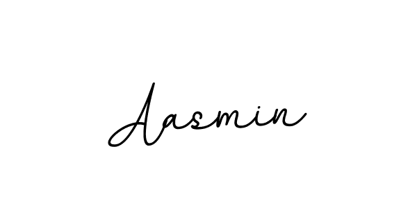 Design your own signature with our free online signature maker. With this signature software, you can create a handwritten (BallpointsItalic-DORy9) signature for name Aasmin. Aasmin signature style 11 images and pictures png