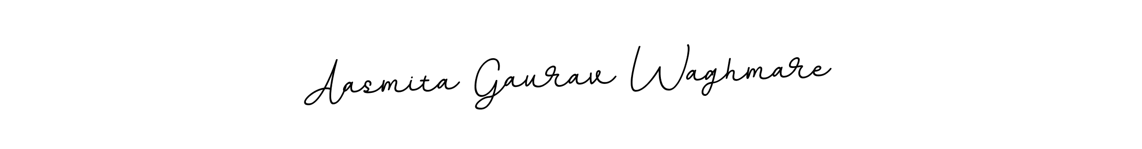 How to make Aasmita Gaurav Waghmare signature? BallpointsItalic-DORy9 is a professional autograph style. Create handwritten signature for Aasmita Gaurav Waghmare name. Aasmita Gaurav Waghmare signature style 11 images and pictures png