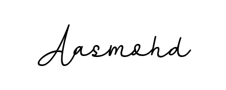Looking for an artistic signature for Aasmohd? The BallpointsItalic-DORy9 calligraphy style gives a sophisticated flow suitable for business cards and emails. Aasmohd signature style 11 images and pictures png
