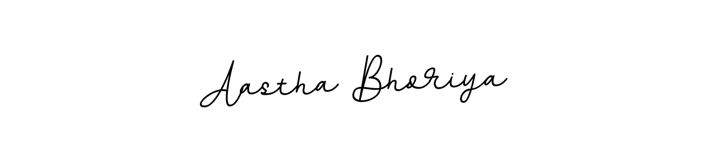 Make a beautiful signature design for name Aastha Bhoriya. With this signature (BallpointsItalic-DORy9) style, you can create a handwritten signature for free. Aastha Bhoriya signature style 11 images and pictures png