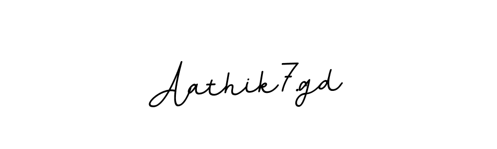 How to make Aathik7.gd name signature. Use BallpointsItalic-DORy9 style for creating short signs online. This is the latest handwritten sign. Aathik7.gd signature style 11 images and pictures png