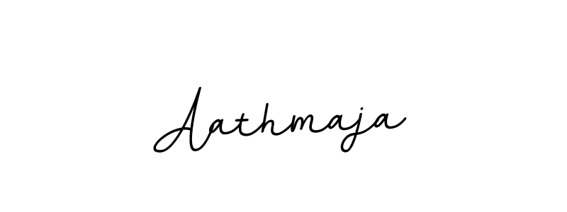 Aathmaja stylish signature style. Best Handwritten Sign (BallpointsItalic-DORy9) for my name. Handwritten Signature Collection Ideas for my name Aathmaja. Aathmaja signature style 11 images and pictures png