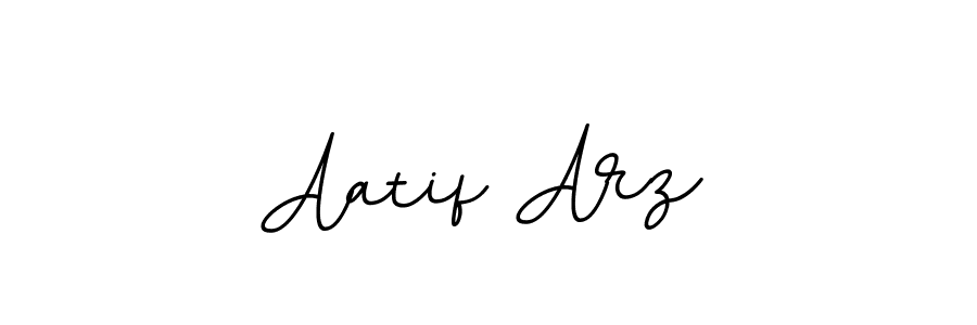 Aatif Arz stylish signature style. Best Handwritten Sign (BallpointsItalic-DORy9) for my name. Handwritten Signature Collection Ideas for my name Aatif Arz. Aatif Arz signature style 11 images and pictures png