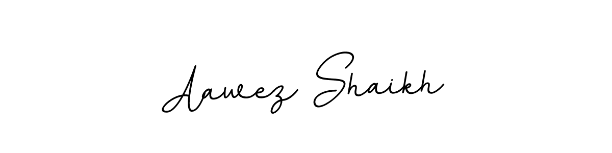 Aawez Shaikh stylish signature style. Best Handwritten Sign (BallpointsItalic-DORy9) for my name. Handwritten Signature Collection Ideas for my name Aawez Shaikh. Aawez Shaikh signature style 11 images and pictures png