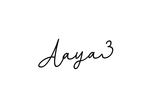 if you are searching for the best signature style for your name Aaya3. so please give up your signature search. here we have designed multiple signature styles  using BallpointsItalic-DORy9. Aaya3 signature style 11 images and pictures png