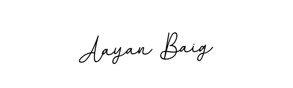 Aayan Baig stylish signature style. Best Handwritten Sign (BallpointsItalic-DORy9) for my name. Handwritten Signature Collection Ideas for my name Aayan Baig. Aayan Baig signature style 11 images and pictures png