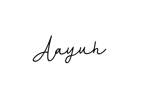 Make a beautiful signature design for name Aayuh. With this signature (BallpointsItalic-DORy9) style, you can create a handwritten signature for free. Aayuh signature style 11 images and pictures png