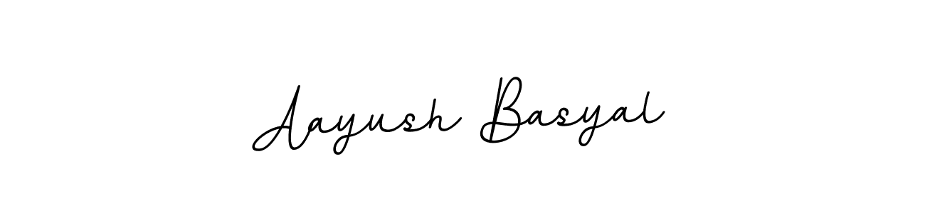 if you are searching for the best signature style for your name Aayush Basyal. so please give up your signature search. here we have designed multiple signature styles  using BallpointsItalic-DORy9. Aayush Basyal signature style 11 images and pictures png