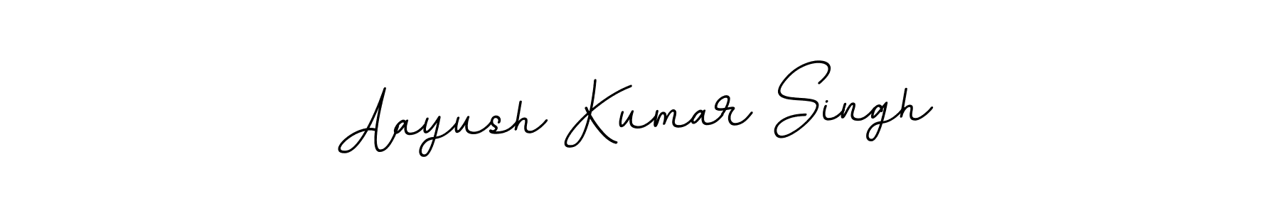 Design your own signature with our free online signature maker. With this signature software, you can create a handwritten (BallpointsItalic-DORy9) signature for name Aayush Kumar Singh. Aayush Kumar Singh signature style 11 images and pictures png