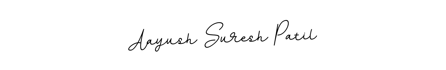 How to make Aayush Suresh Patil name signature. Use BallpointsItalic-DORy9 style for creating short signs online. This is the latest handwritten sign. Aayush Suresh Patil signature style 11 images and pictures png