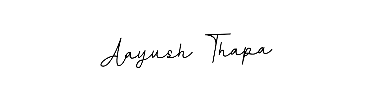 How to make Aayush Thapa signature? BallpointsItalic-DORy9 is a professional autograph style. Create handwritten signature for Aayush Thapa name. Aayush Thapa signature style 11 images and pictures png