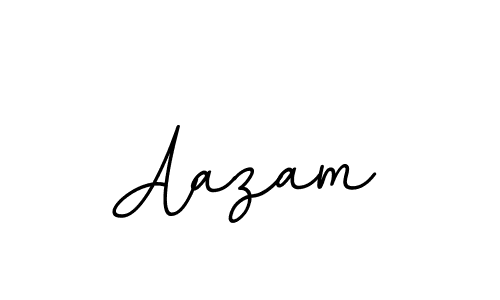 Aazam stylish signature style. Best Handwritten Sign (BallpointsItalic-DORy9) for my name. Handwritten Signature Collection Ideas for my name Aazam. Aazam signature style 11 images and pictures png