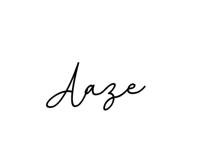 Design your own signature with our free online signature maker. With this signature software, you can create a handwritten (BallpointsItalic-DORy9) signature for name Aaze. Aaze signature style 11 images and pictures png